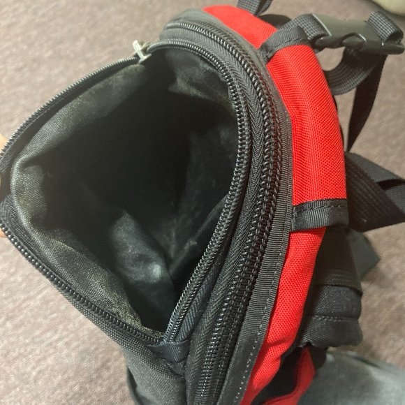 Dakine Heli Pack Ski Snowboard Backpack Rucksack Bag Hiking Red Black - Picture 6 of 10